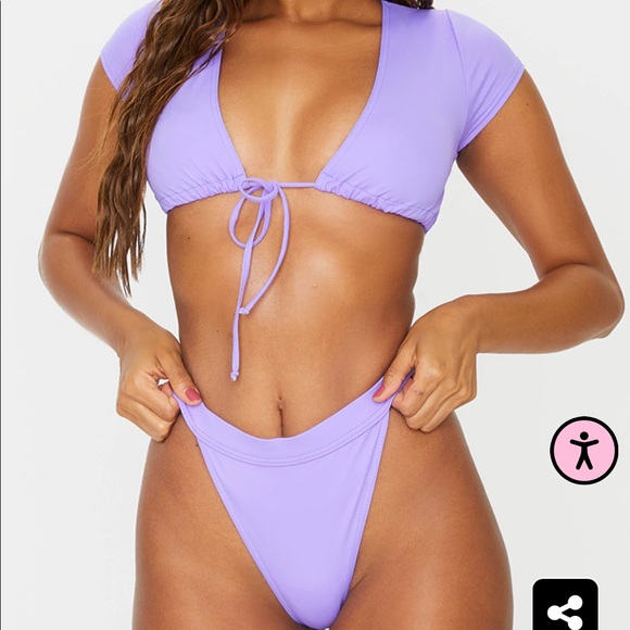 NWOT PLT Lilac Bikini Set - Picture 2 of 10